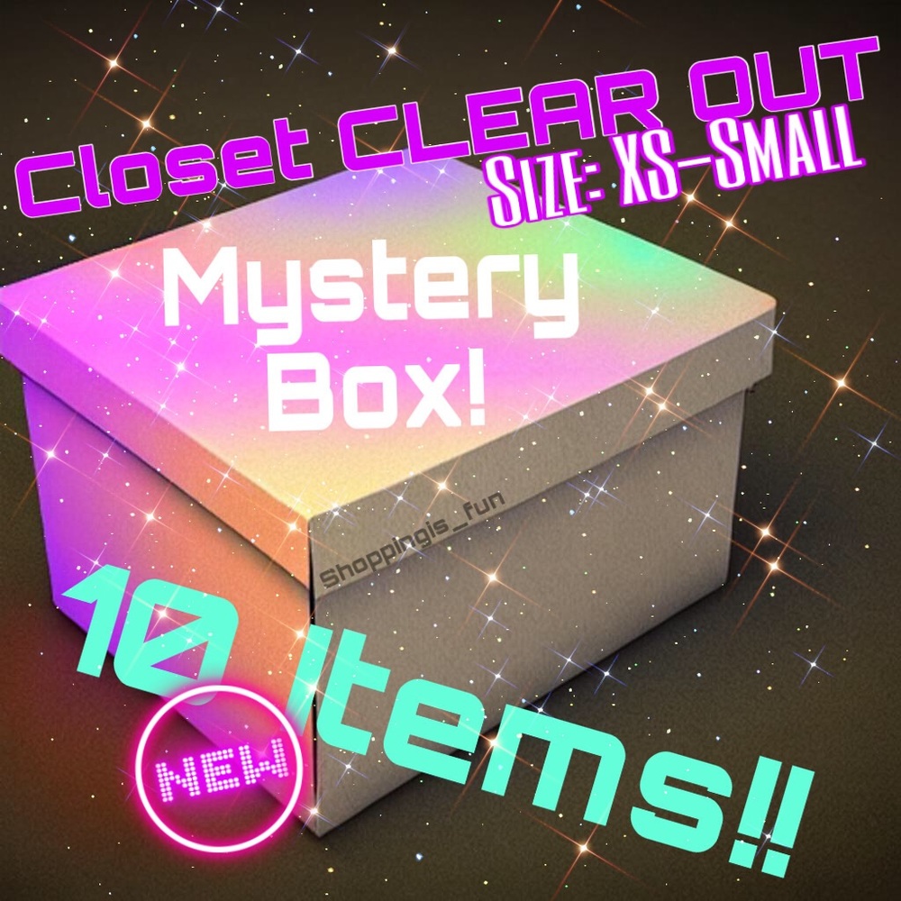 10Pc NEW XS-Small 46$ Womens Mystery Clothing Box 💕